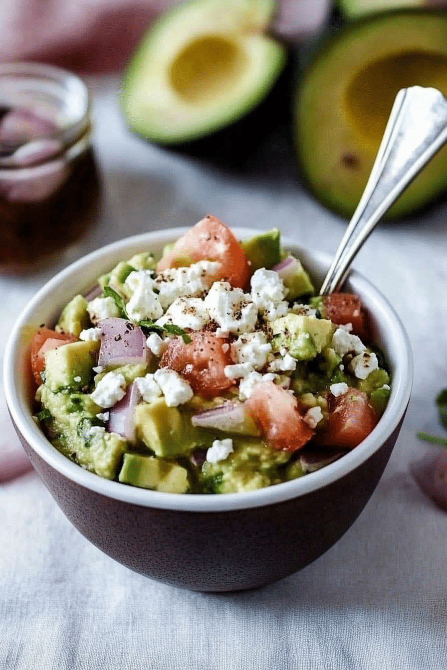 avocado feta dip