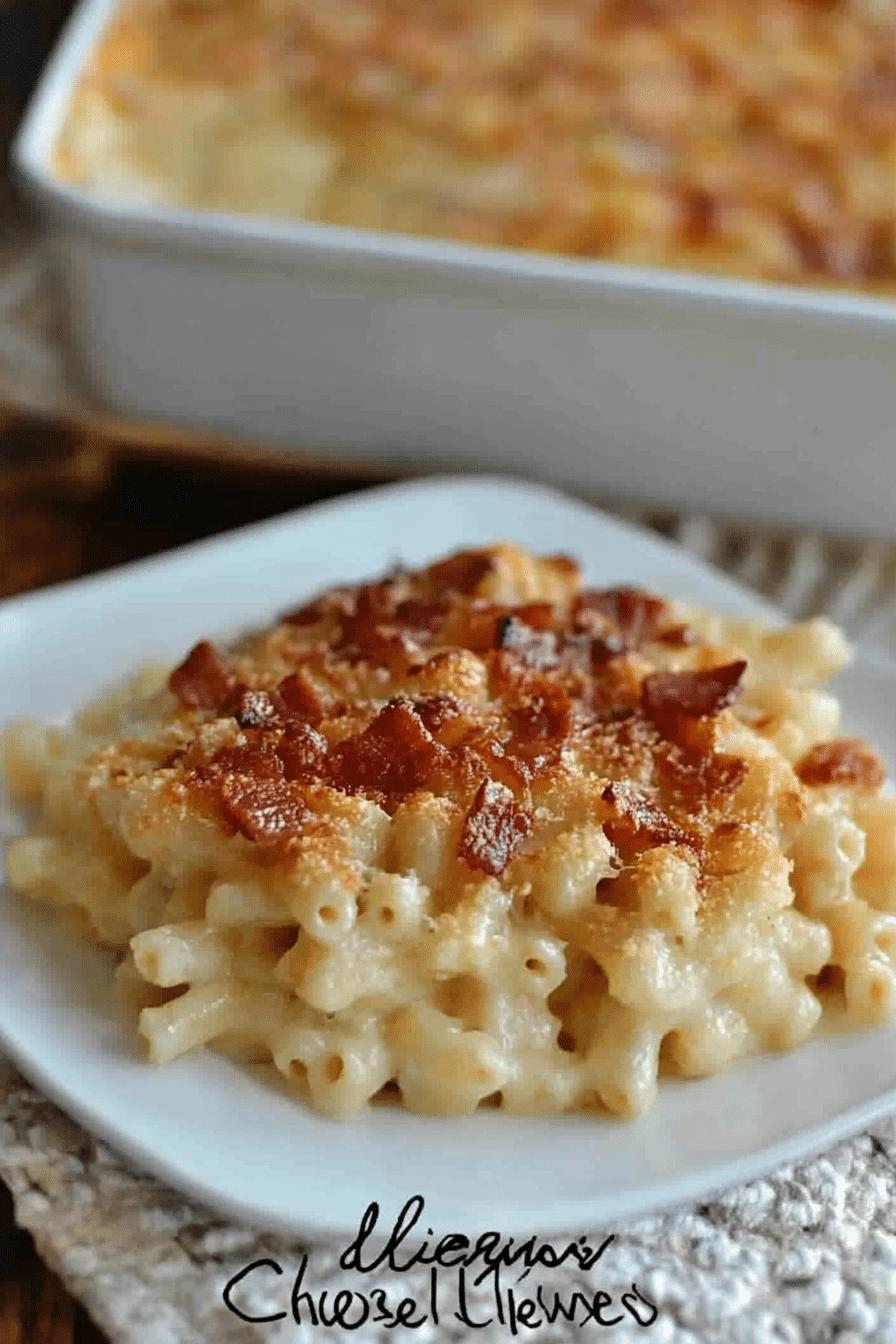 bacon cheese pasta
