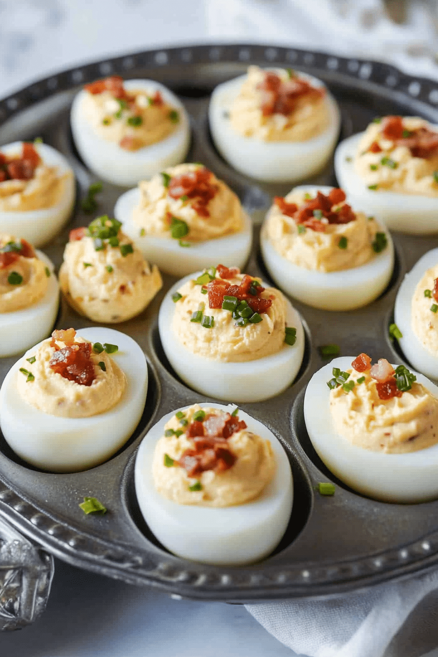 bacon ranch deviled eggs
