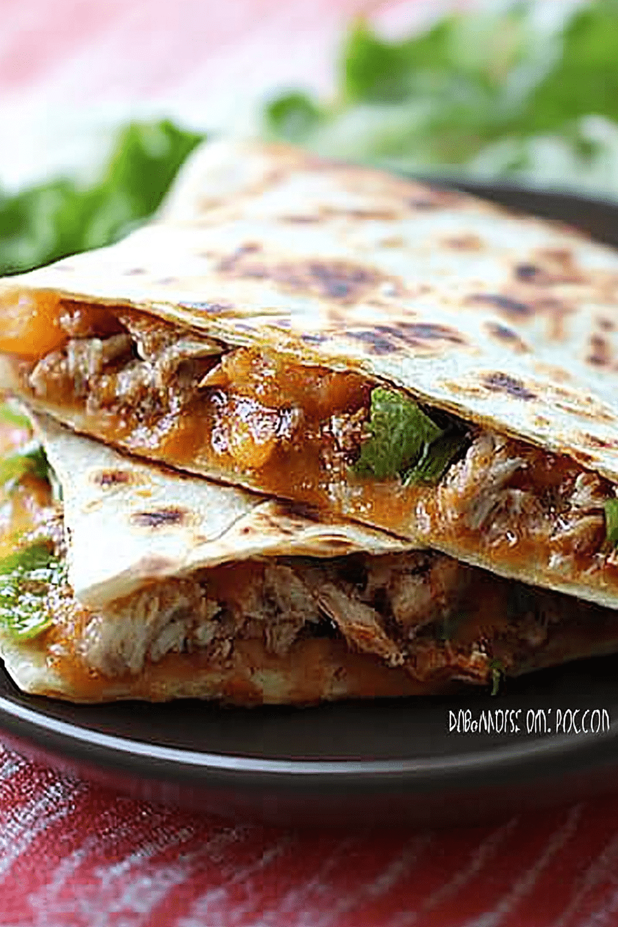 buffalo chicken quesadilla