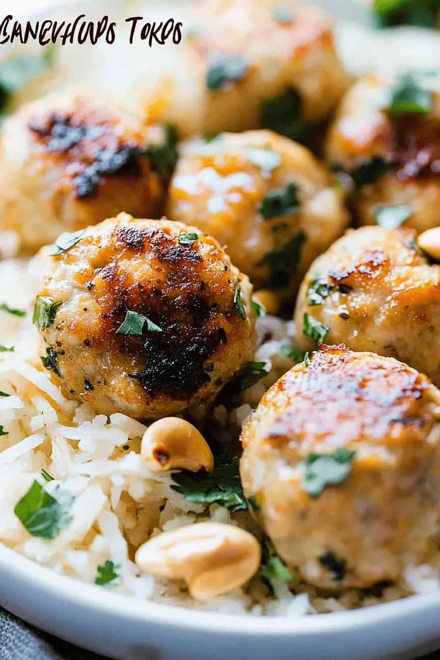 cashew chicken balls
