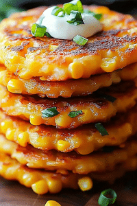 cheesy corn fritters