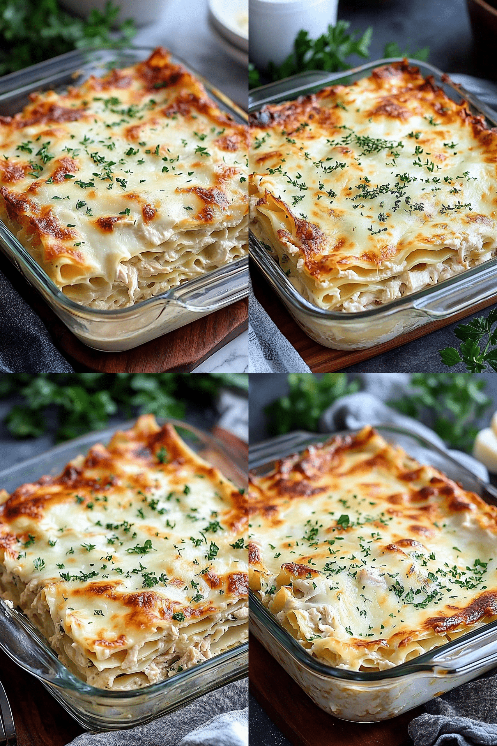 chicken alfredo lasagna