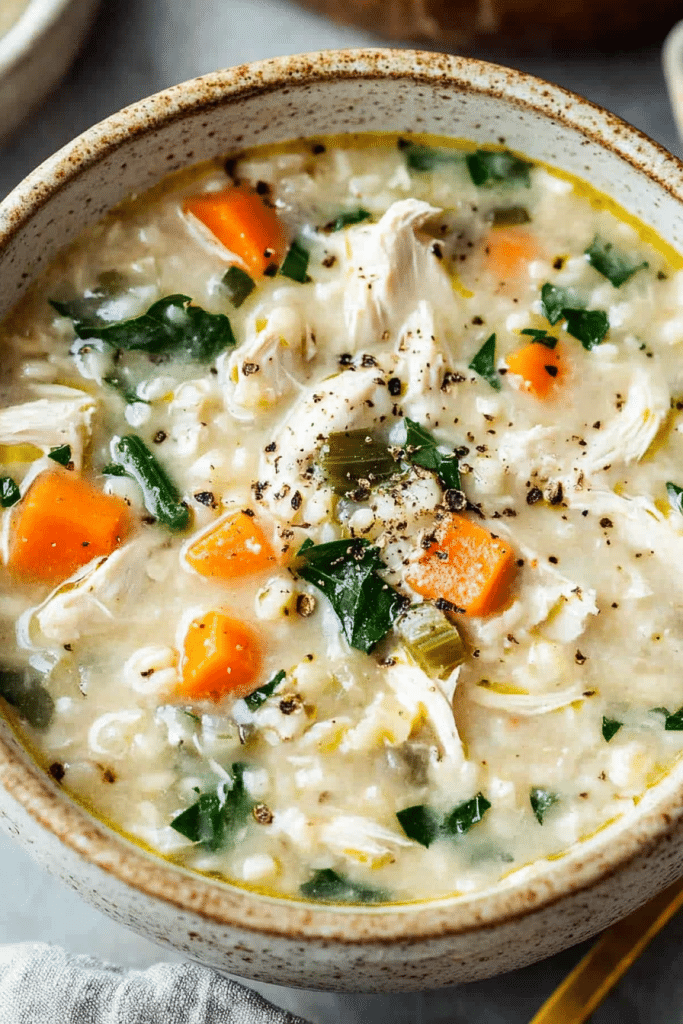 chicken barley soup