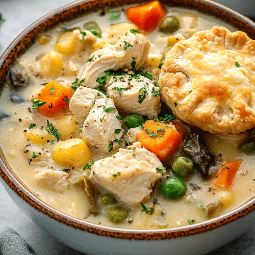 chicken pot pie soup