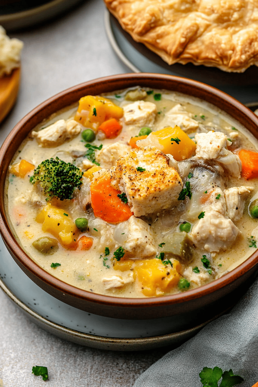 chicken pot pie soup