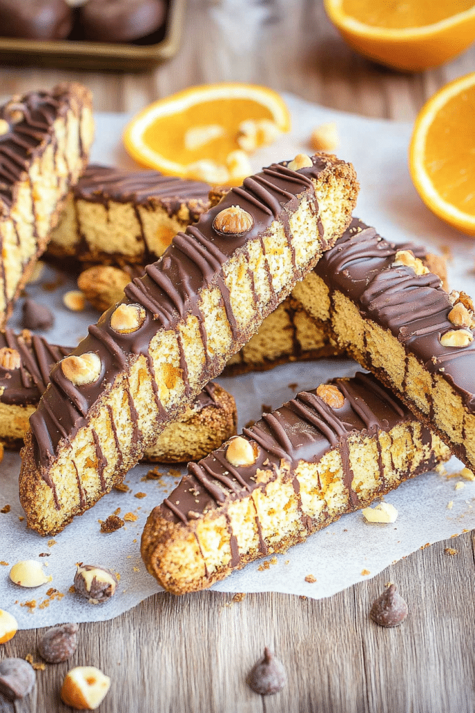 chocolate orange biscotti