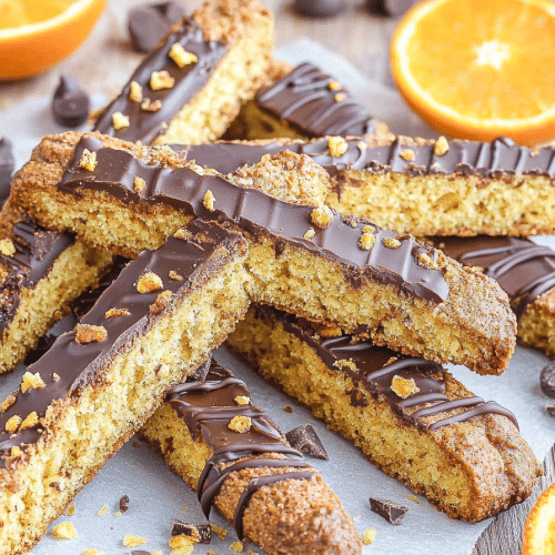 chocolate orange biscotti
