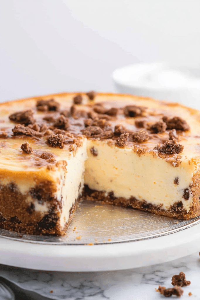 cinnamon roll cheesecake