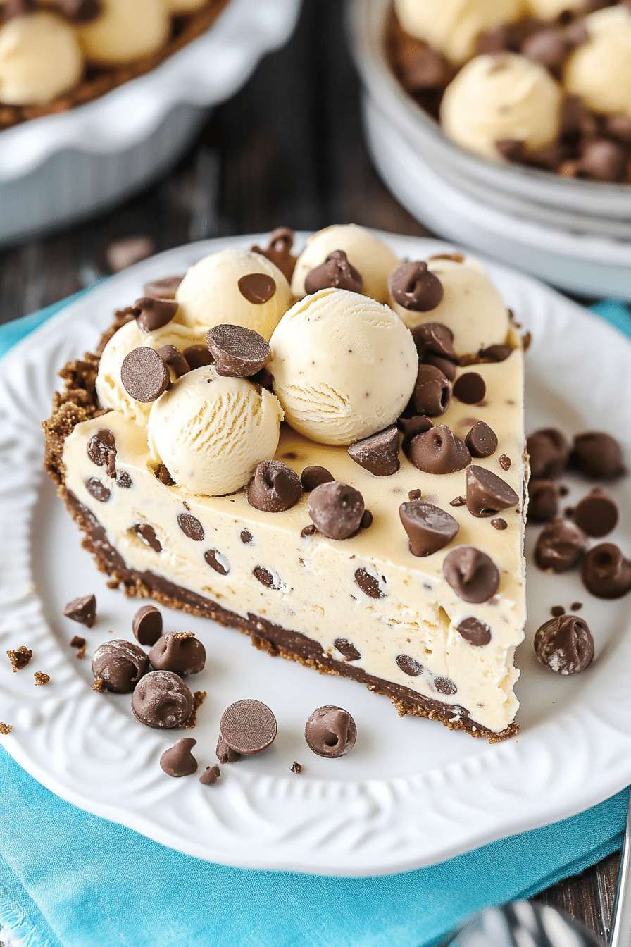 cookie dough ice cream pie