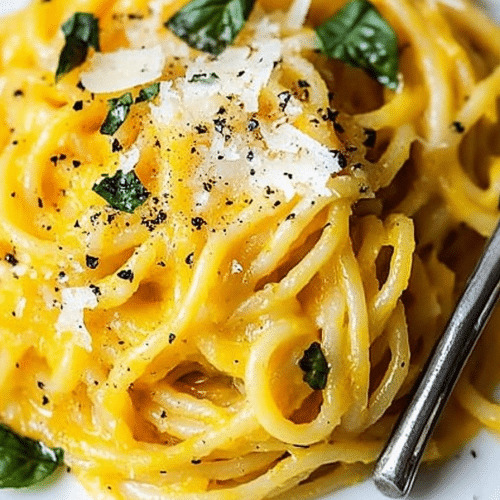 creamy squash spaghetti