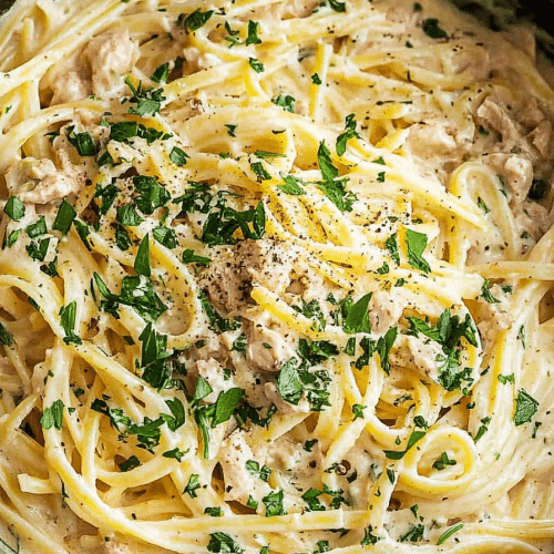 creamy tuna pasta
