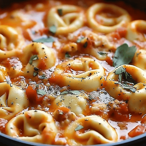 crockpot tortellini