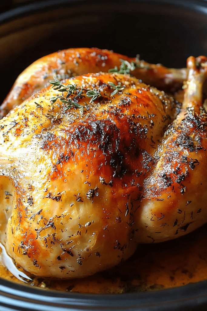 crockpot whole chicken