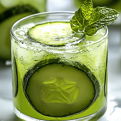 cucumber mint drink