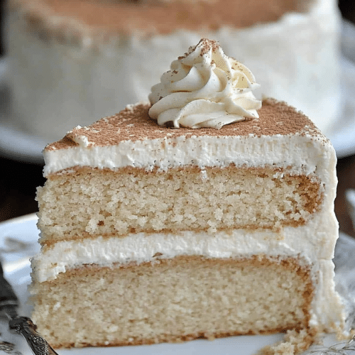 eggnog cake dessert