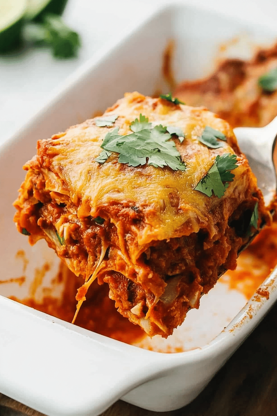 enchilada bake