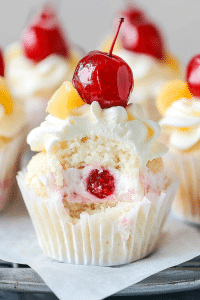 frozen fruit cupcakes