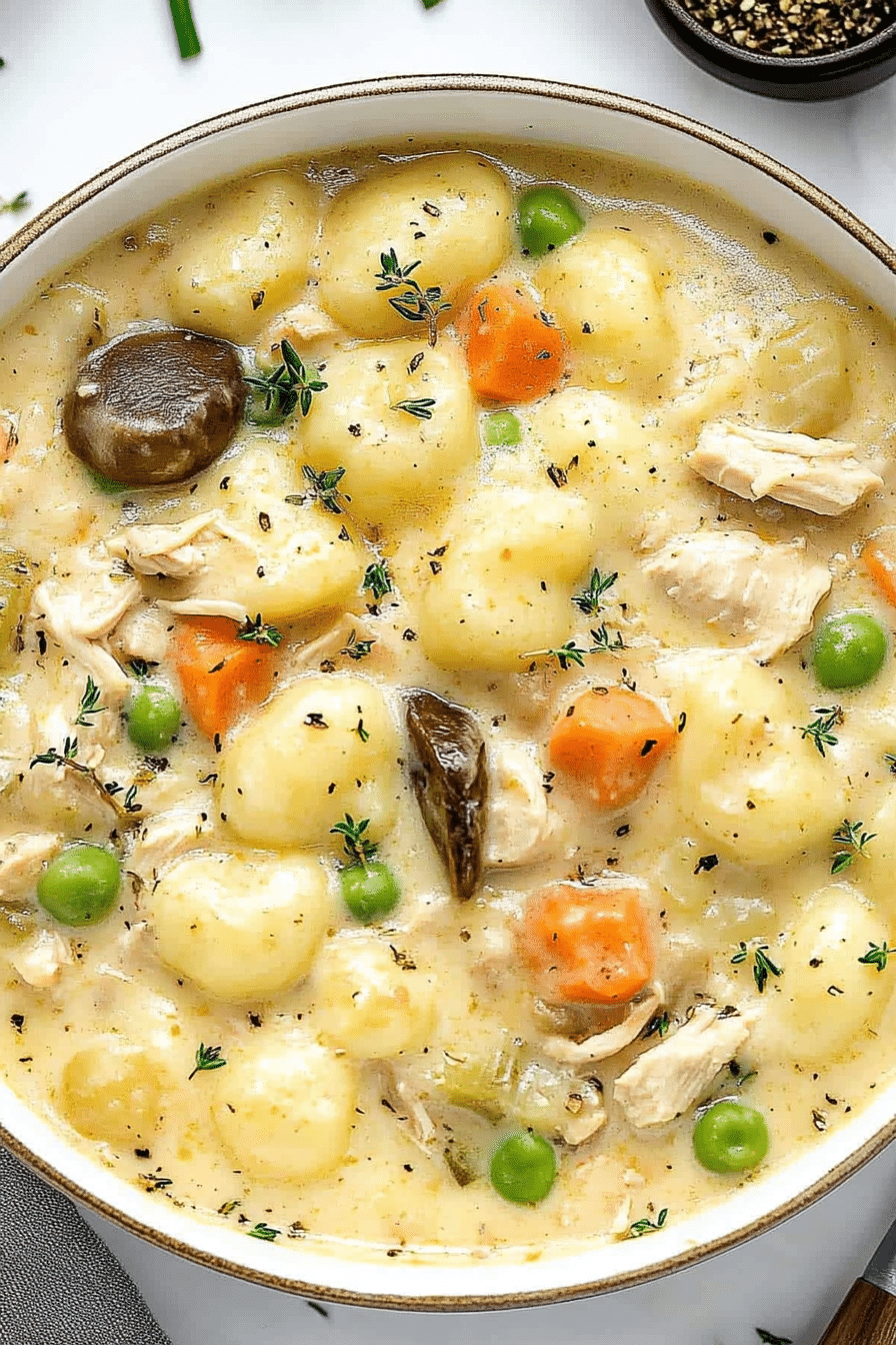 gnocchi chicken pot pie