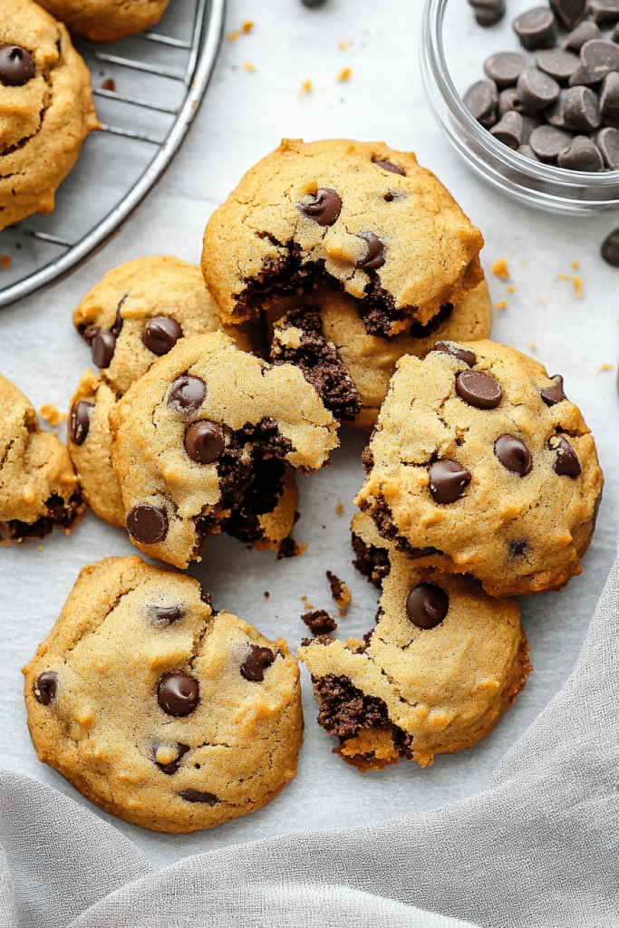 healthy chocolate chip cookies