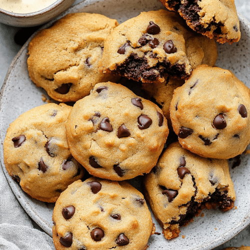healthy chocolate chip cookies