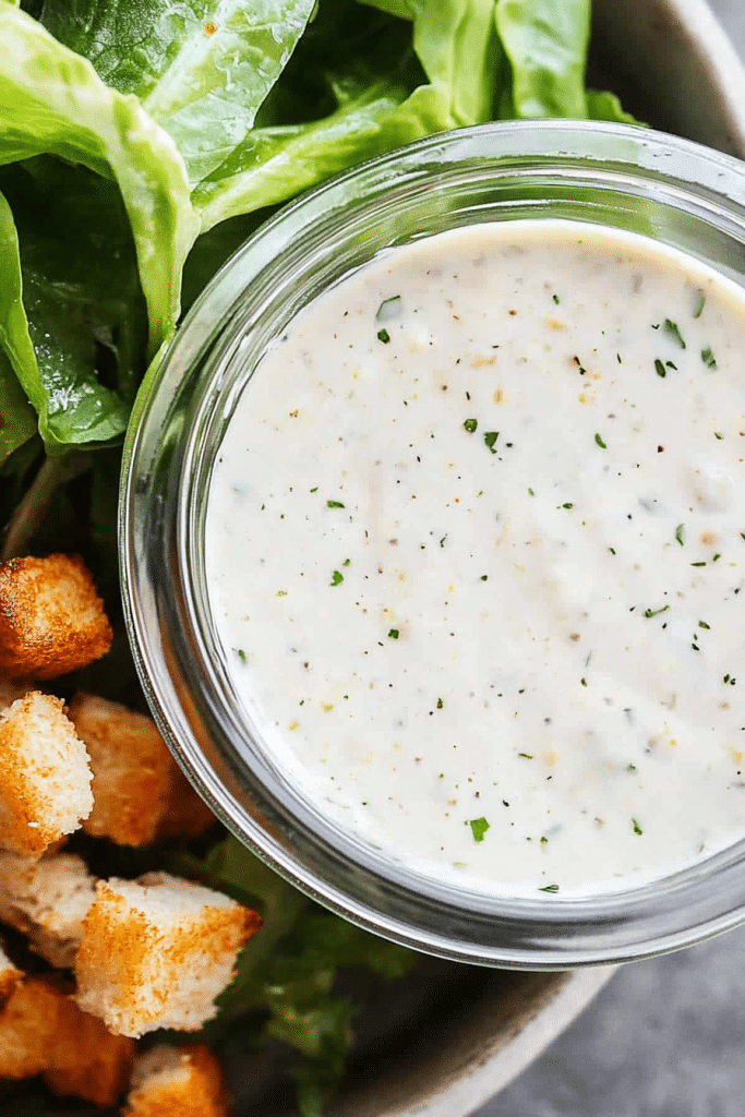 homemade caesar dressing