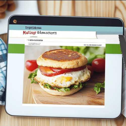 homemade egg mcmuffin