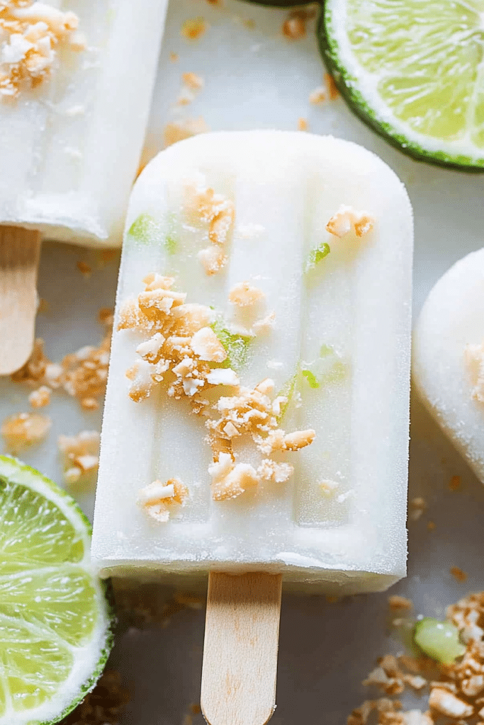 key lime coconut popsicles