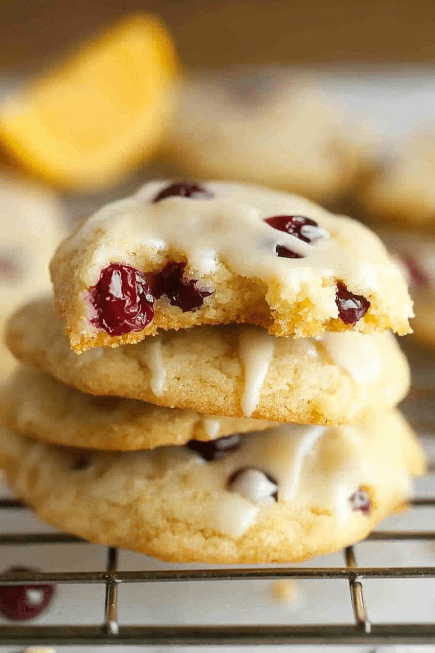 orange cranberry cookies