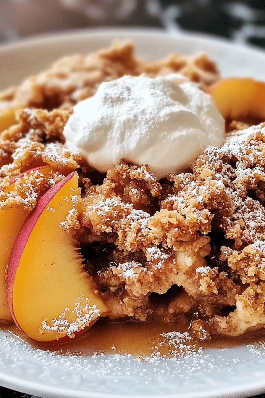 peach crisp recipe