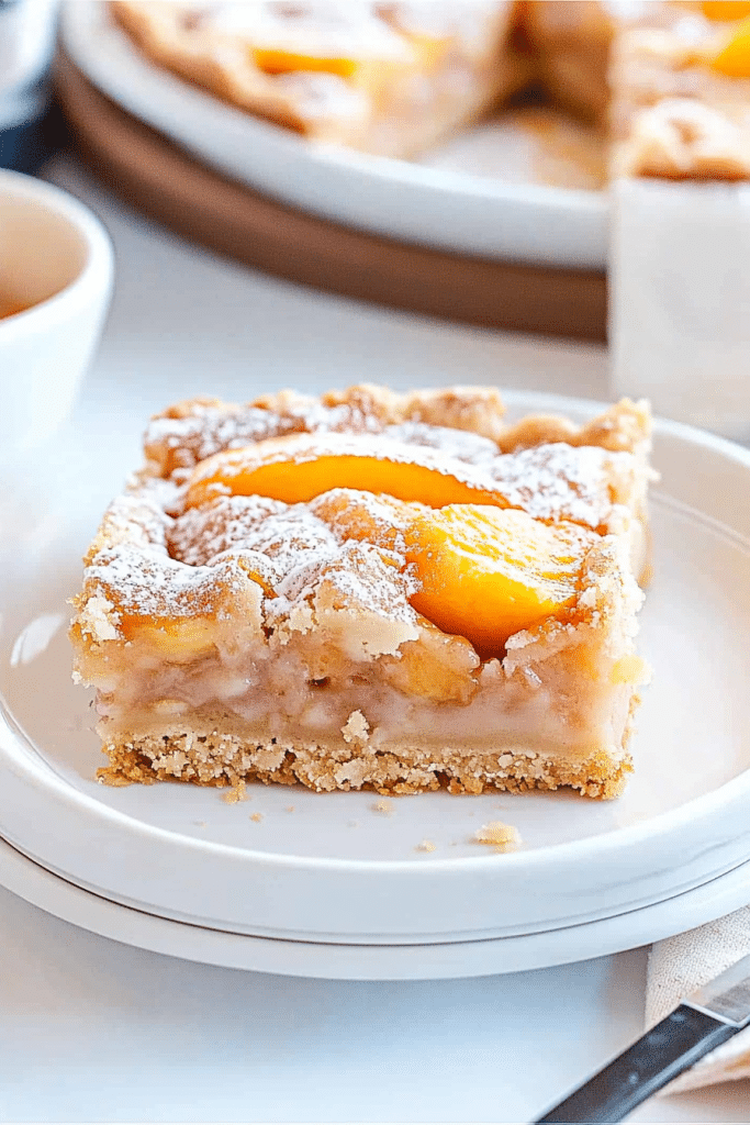 peach pie bars