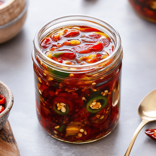 preserved chillies in oil
