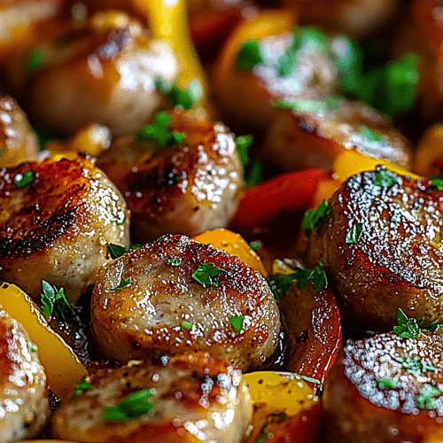 sausage peppers onions