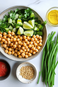 simple chickpea salad