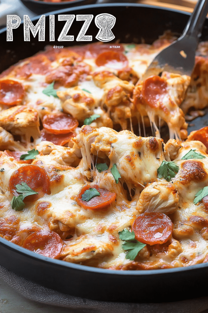 skillet pizza chicken