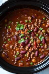 slow cooker chili