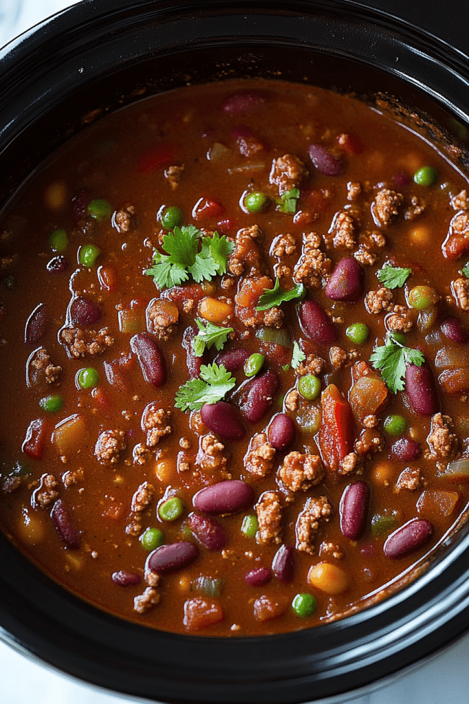 slow cooker chili