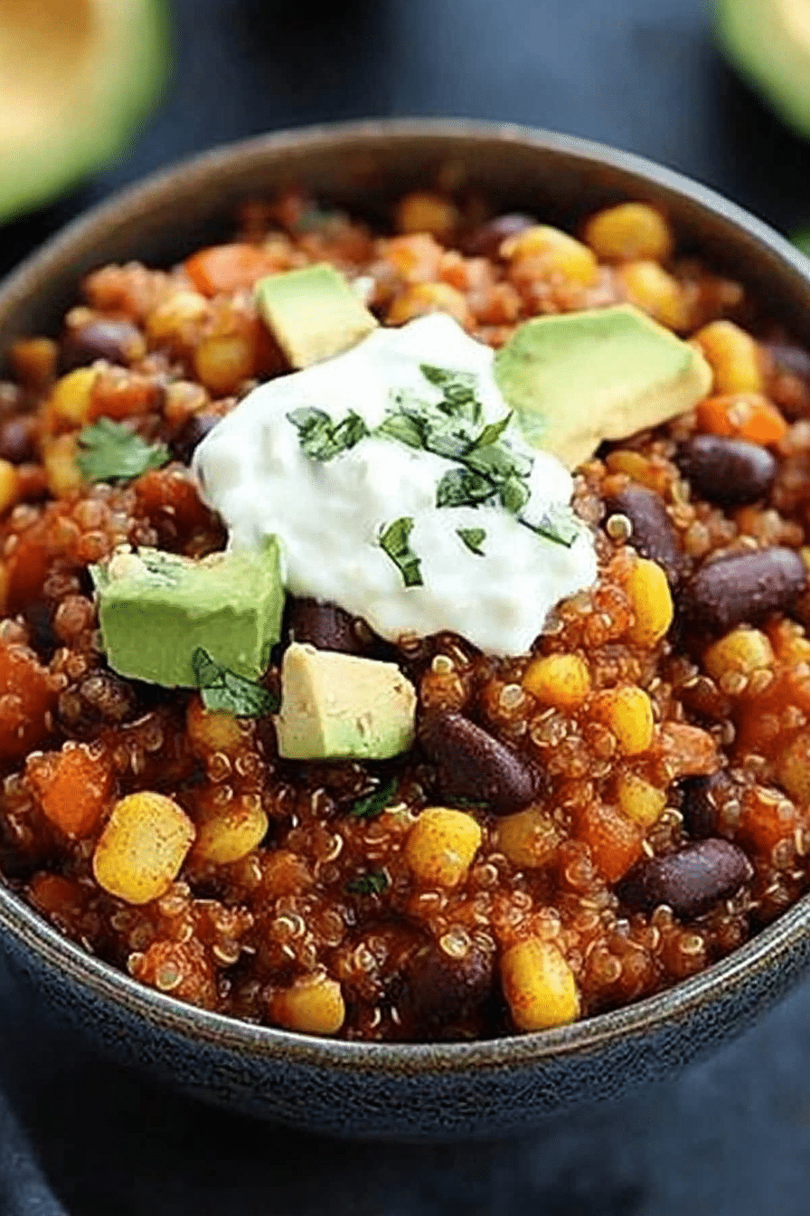 slow cooker mexican quinoa