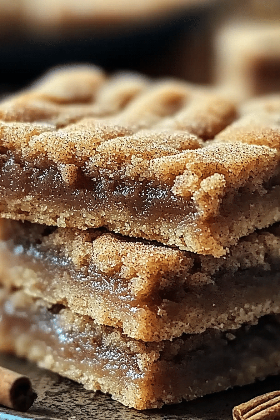 snickerdoodle cookie bars