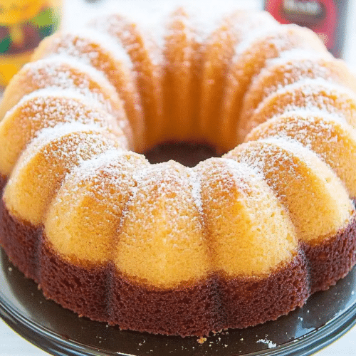 spiced rum cake