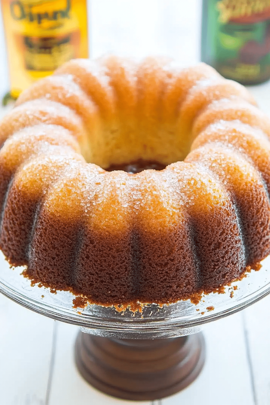 spiced rum cake