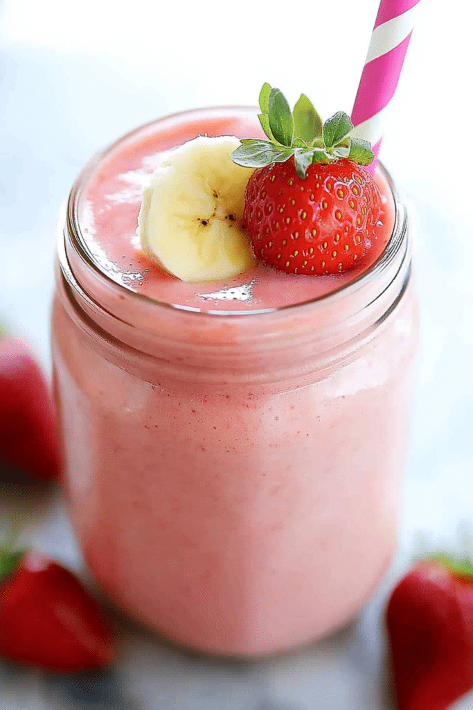 strawberry banana smoothie