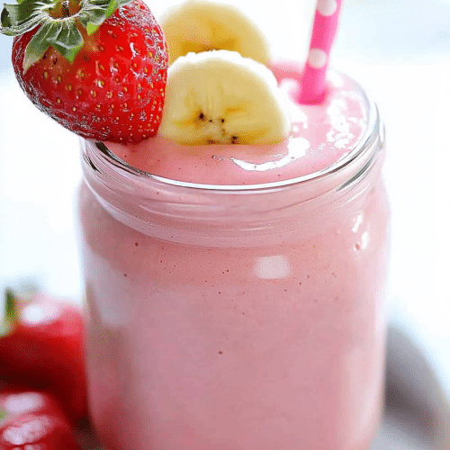 strawberry banana smoothie