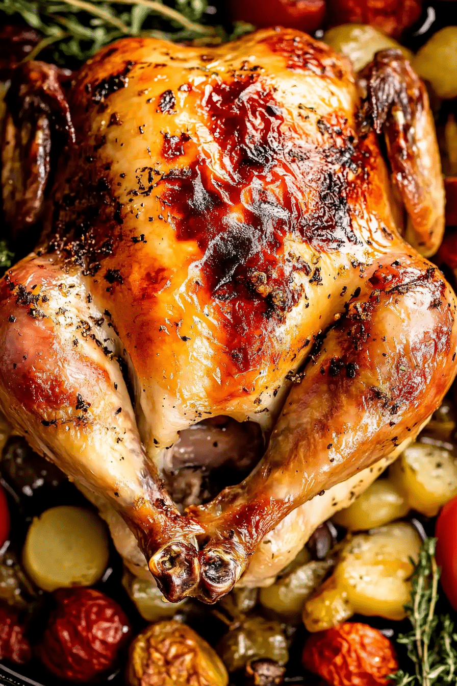 whole roasted chicken