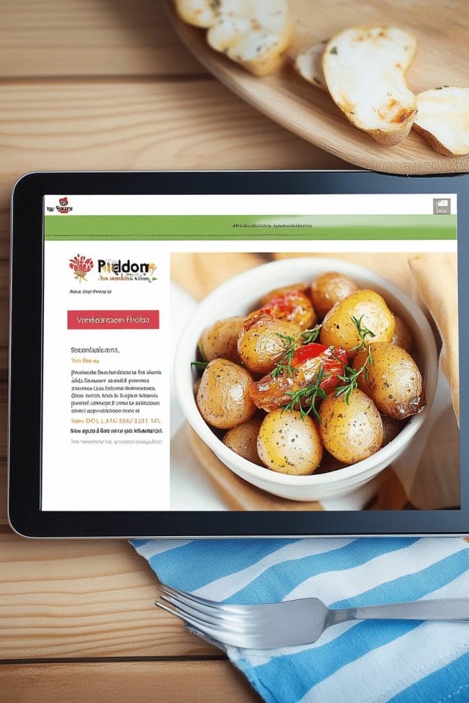 Oven Salt Vinegar Potatoes