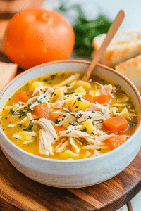 homemade chicken soup