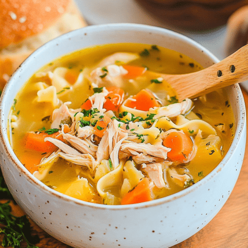 homemade chicken soup