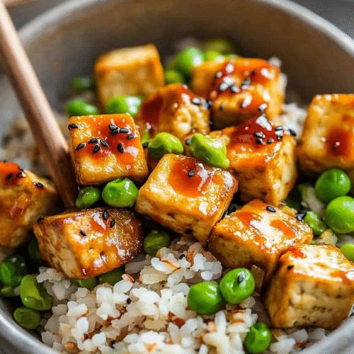 spicy sriracha tofu