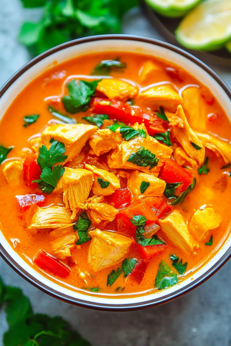 Thai chicken soup