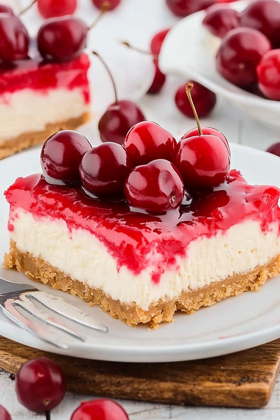 cherry cheesecake